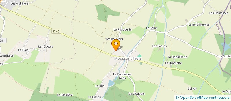 localisation de l'entreprise DEGUY GESTION à CHARENCEY