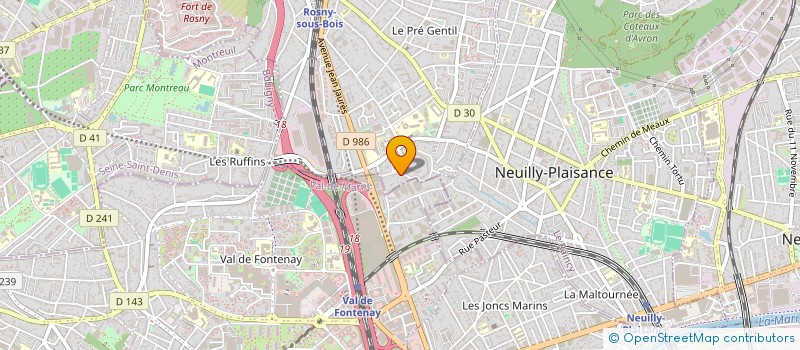 localisation de l'entreprise DEHAG CONSULTING  ROSNY-SOUS-BOIS
