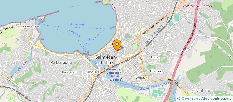localisation de l'entreprise DEHAN à SAINT-JEAN-DE-LUZ