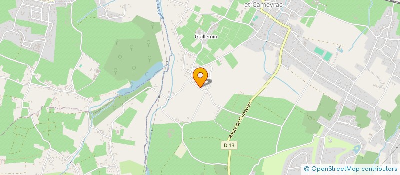 localisation de l'entreprise DEHANT  SAINT-SULPICE-ET-CAMEYRAC