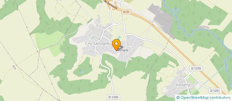 localisation de l'entreprise DEHARBE ET CIE à CIRY-SALSOGNE