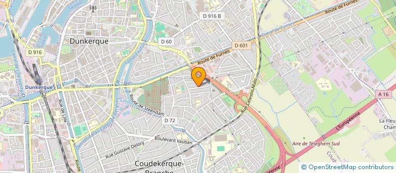 localisation de l'entreprise DEHAY  COUDEKERQUE-BRANCHE