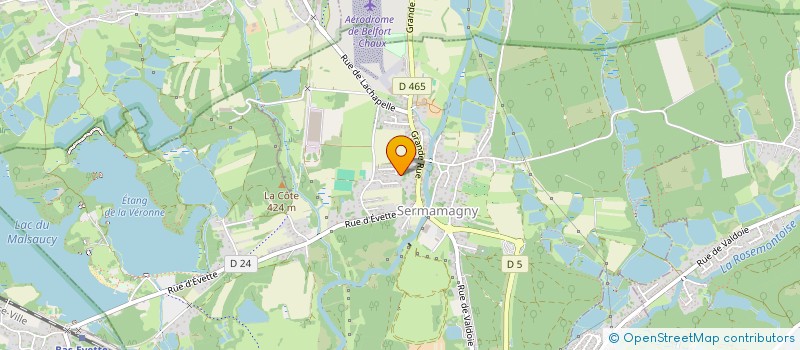 localisation de l'entreprise DEHCA  SERMAMAGNY