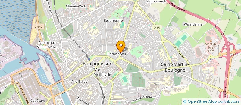 localisation de l'entreprise DEHEE AVOCAT à BOULOGNE-SUR-MER