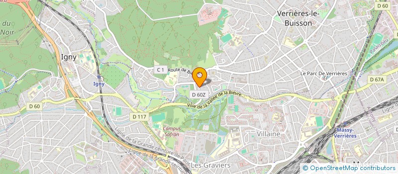 localisation de l'entreprise DEHEME IMAGES  VERRIERES-LE-BUISSON