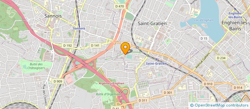 localisation de l'entreprise DEHETP à SAINT-GRATIEN
