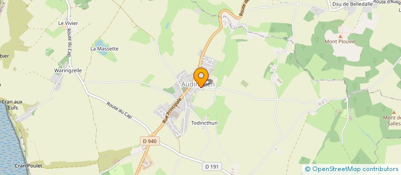 localisation de l'entreprise DEHEUL&CO  AUDINGHEN