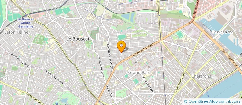 localisation de l'entreprise DEHEZ AQUITAINE  LE BOUSCAT