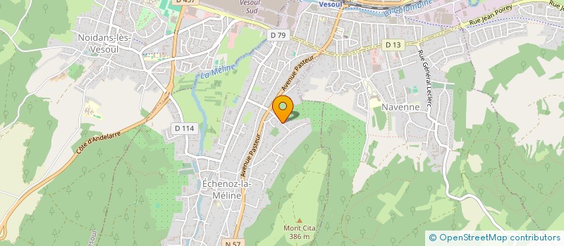 localisation de l'entreprise DEHNART  MONTIGNY-LES-VESOUL