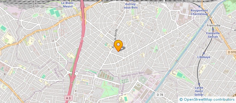 localisation de l'entreprise DEHO TRANSPORT à AULNAY-SOUS-BOIS