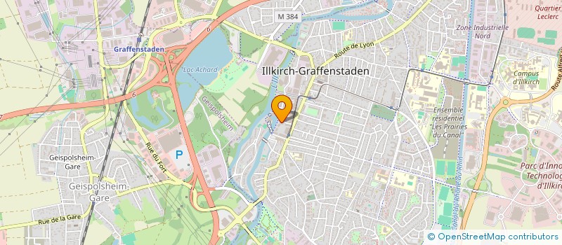 localisation de l'entreprise DEHORS C'EST LE PRINTEMPS  ILLKIRCH-GRAFFENSTADEN