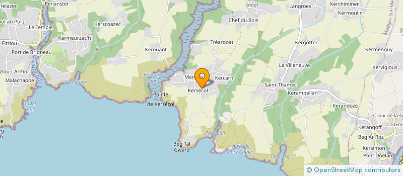 localisation de l'entreprise DEHORS LES ARTISTES  MOELAN-SUR-MER