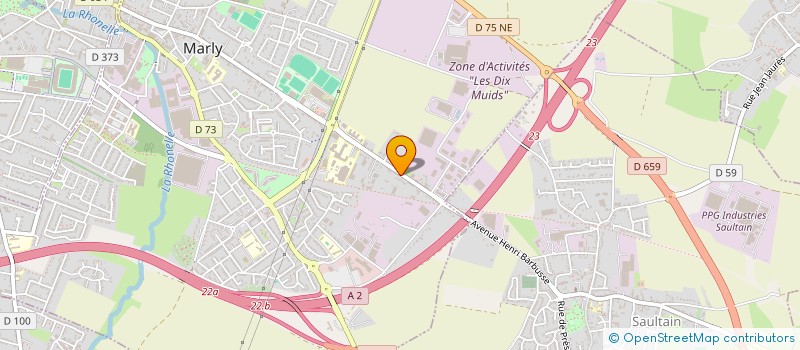 localisation de l'entreprise DEHOUCK GOSSELIN IMMOBILIER  MARLY