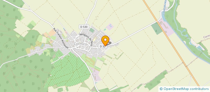 localisation de l'entreprise DEHU PLOMBERIE  CORMICY