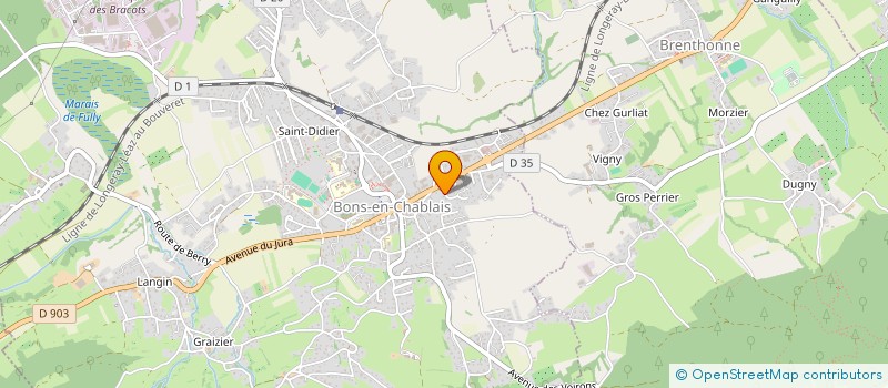 localisation de l'entreprise DEIANA SERVICES  ANNEMASSE