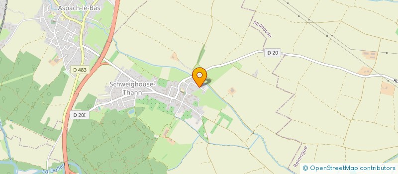localisation de l'entreprise DEIBER  SCHWEIGHOUSE-THANN