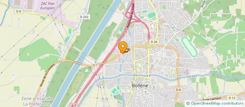 localisation de l'entreprise DEIDIER ET FILS  BOLLENE