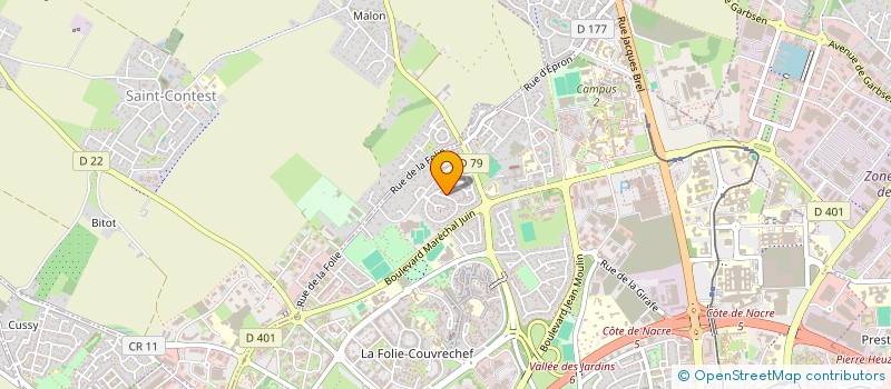 localisation de l'entreprise DEIGMA à CAEN