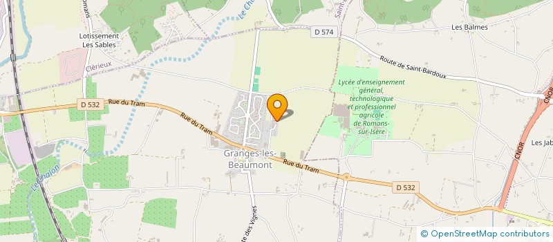 localisation de l'entreprise DEILA IMMOBILIER  GRANGES-LES-BEAUMONT