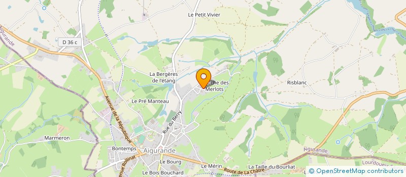 localisation de l'entreprise DEIM à AIGURANDE