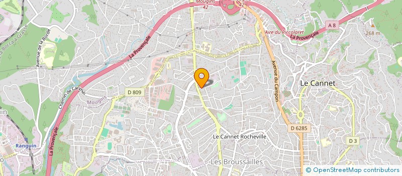localisation de l'entreprise DEIMA à LE CANNET