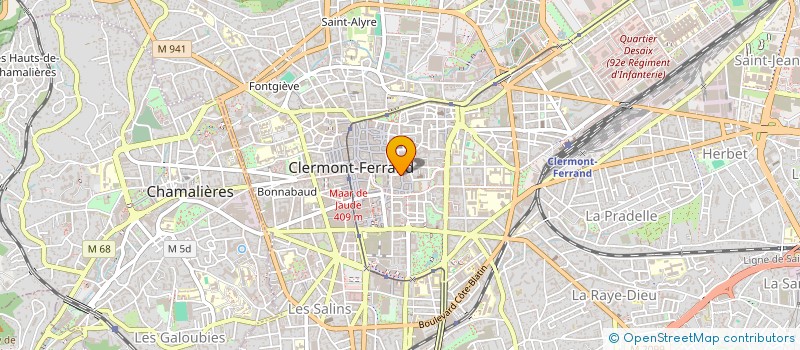 localisation de l'entreprise DEIMM  CLERMONT-FERRAND