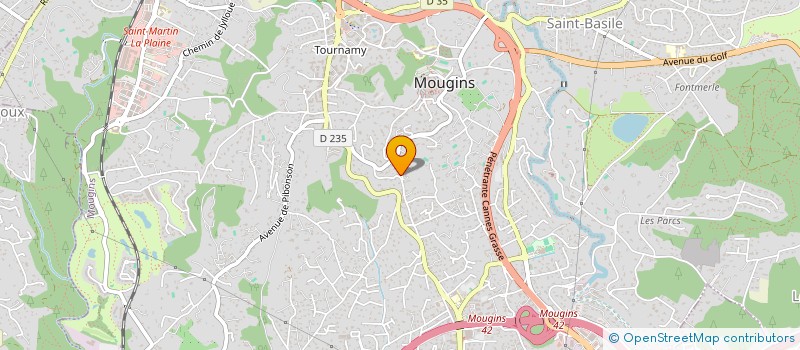 localisation de l'entreprise DEIMPERIUM à MOUGINS