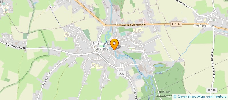 localisation de l'entreprise DEIMTECH à FERRIERE-LA-GRANDE