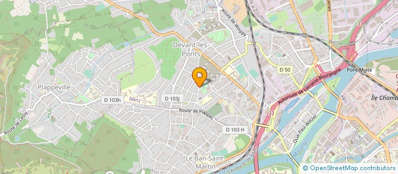 localisation de l'entreprise DEIS MUSIQUE à METZ