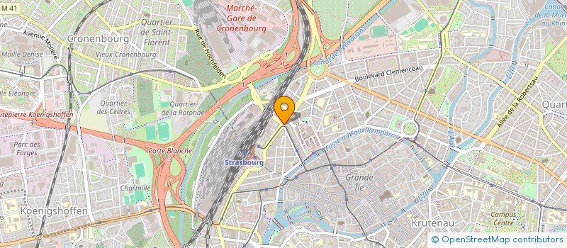 localisation de l'entreprise DEISS  STRASBOURG