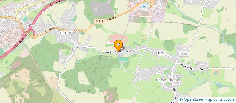 localisation de l'entreprise DEISS-BOCH, JACQUET, DUCHAUX, WURTZ ET AUTRES à PEROUSE