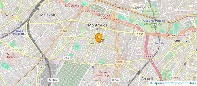 localisation de l'entreprise DEISTER ELECTRONIC FRANCE  MONTROUGE
