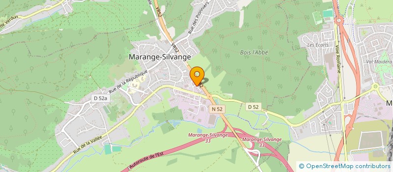 localisation de l'entreprise DEITSCH CUISINES à MARANGE-SILVANGE