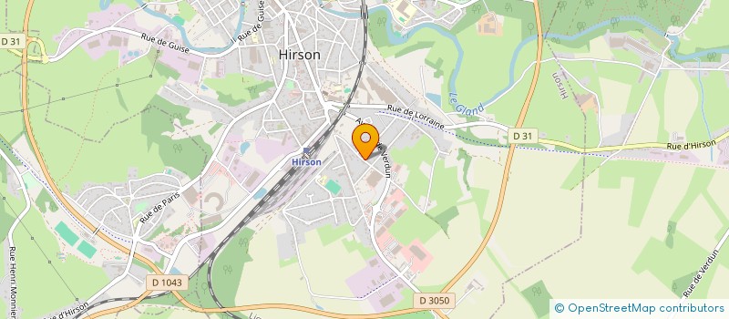 localisation de l'entreprise DEJ 2  HIRSON