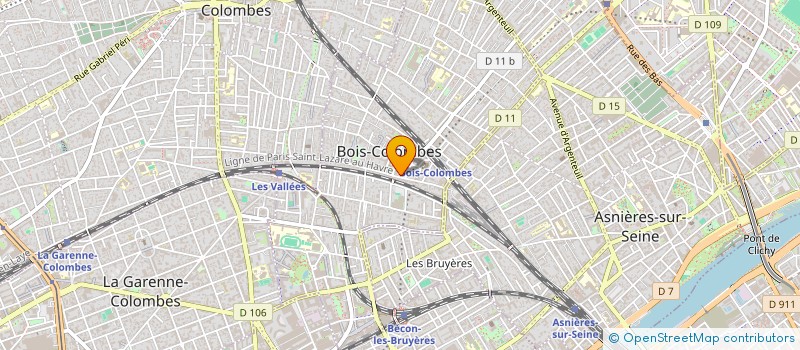 localisation de l'entreprise DEJA 2 MAINS à BOIS-COLOMBES