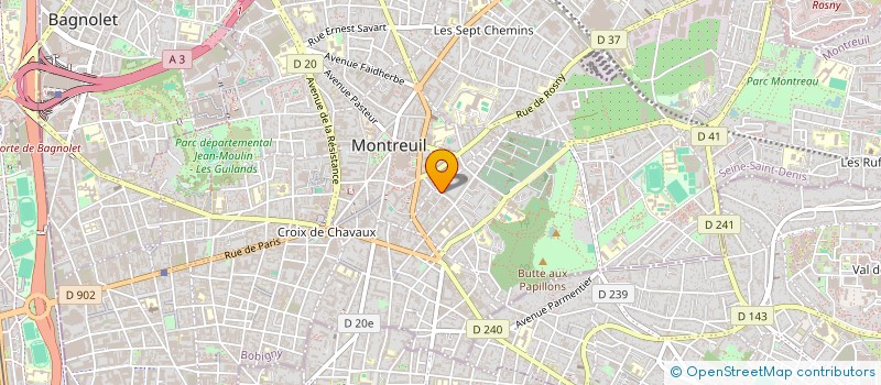 localisation de l'entreprise DEJA,ASSOCIATION FRANCE BRASIL à MONTREUIL
