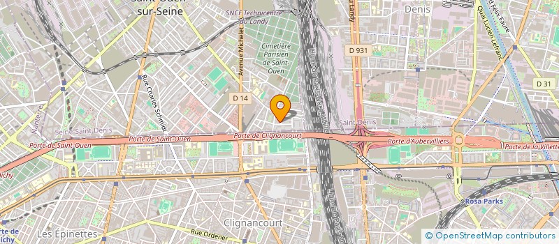 localisation de l'entreprise DEJA DEMAIN PRODUCTION à SAINT-OUEN-SUR-SEINE