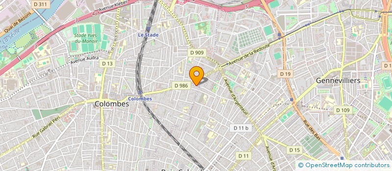 localisation de l'entreprise DEJA LA à BOIS-COLOMBES