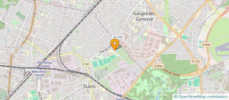 localisation de l'entreprise DEJA LINK  STAINS