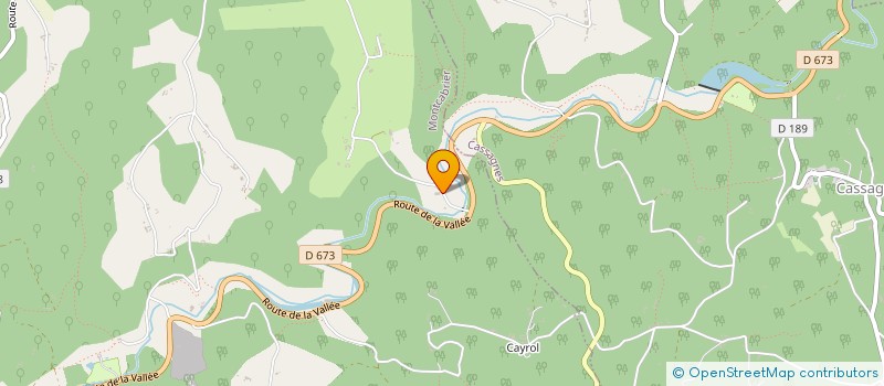 localisation de l'entreprise DEJA VU  MONTCABRIER