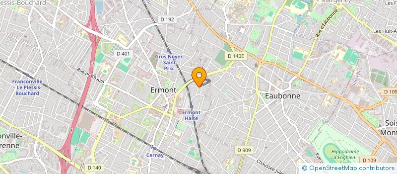 localisation de l'entreprise DEJALA  ERMONT