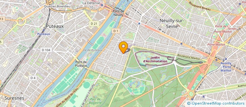 localisation de l'entreprise DEJANIRE PUBLICATIONS à NEUILLY-SUR-SEINE