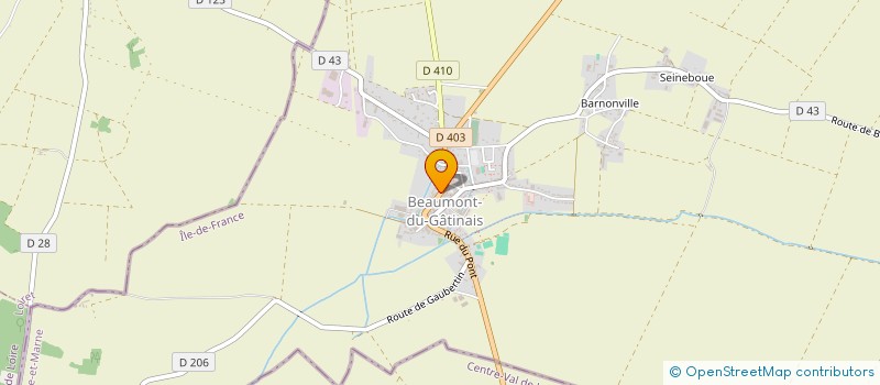 localisation de l'entreprise DEJARDIN à BEAUMONT-DU-GATINAIS
