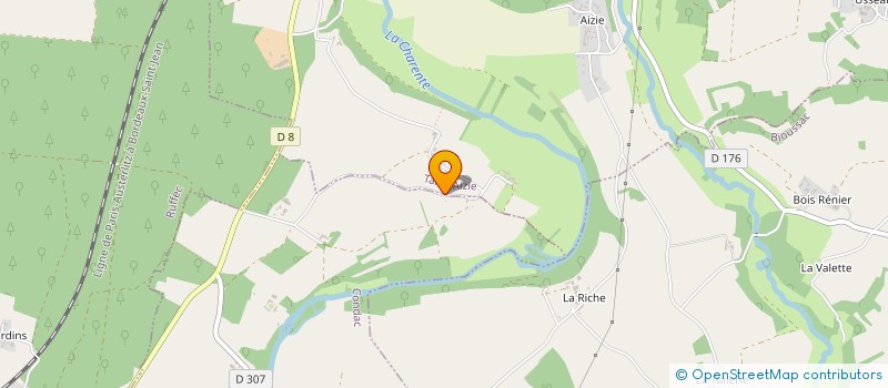 localisation de l'entreprise DEJAS à CONDAC