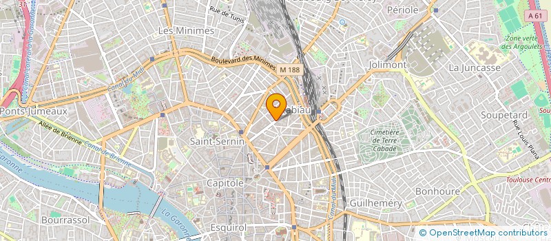 localisation de l'entreprise DEJAVU  TOULOUSE