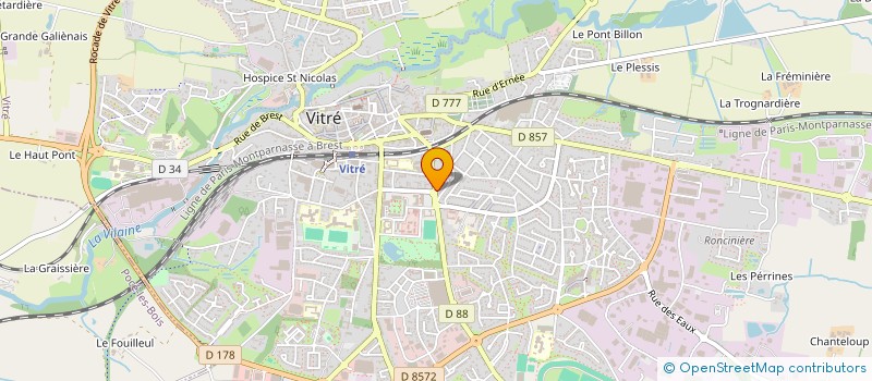 localisation de l'entreprise DEJEAN  VITRE