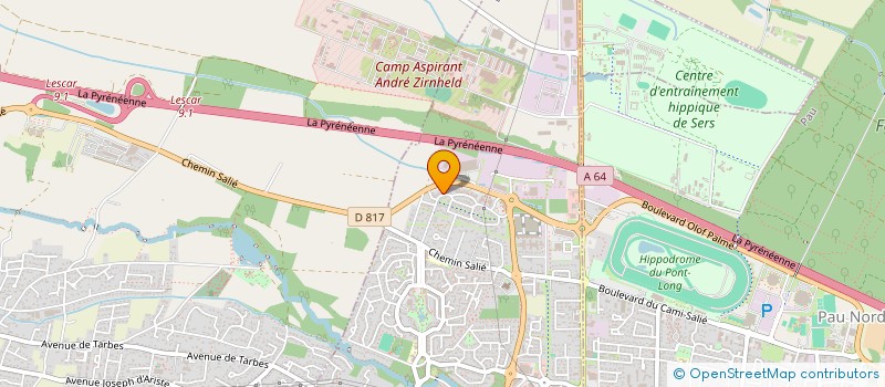 localisation de l'entreprise DEJEAN  LONS