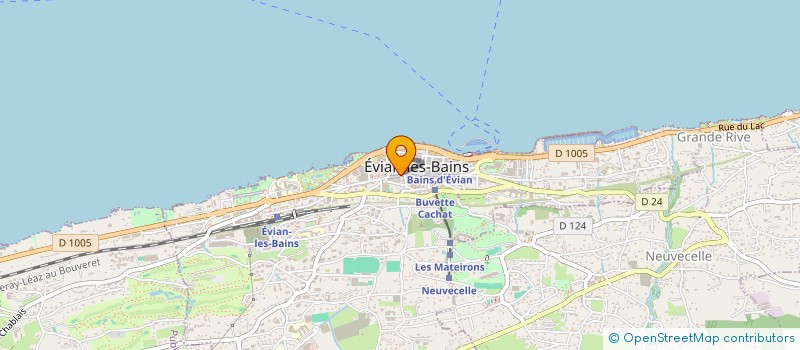 localisation de l'entreprise DEJEAN IMMO  EVIAN-LES-BAINS