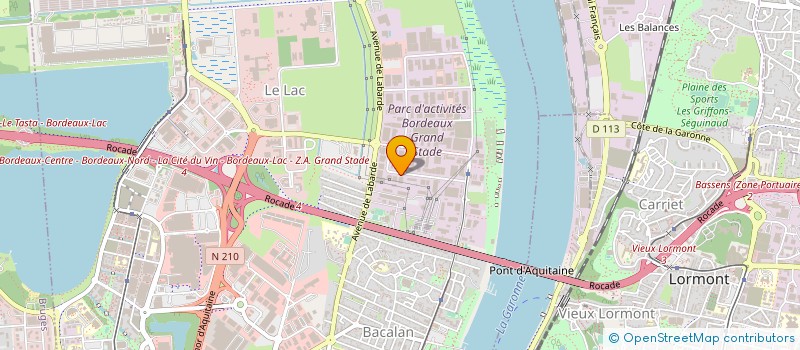 localisation de l'entreprise DEJEAN MARINE INDUSTRIE à BORDEAUX