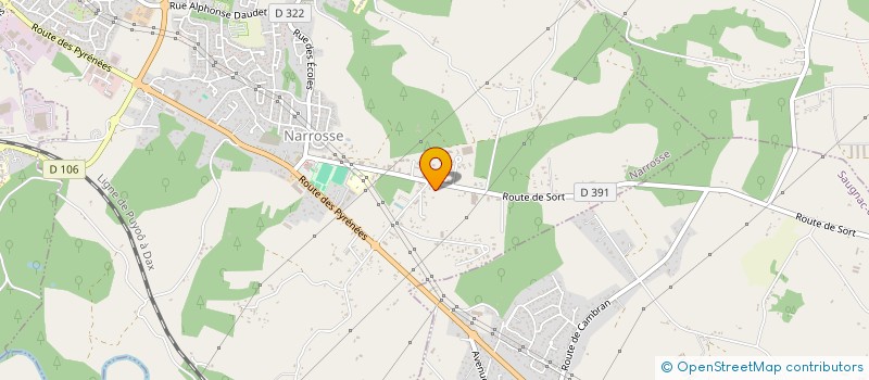 localisation de l'entreprise DEJEF  NARROSSE